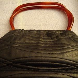Vintage Resin Handle Handbag